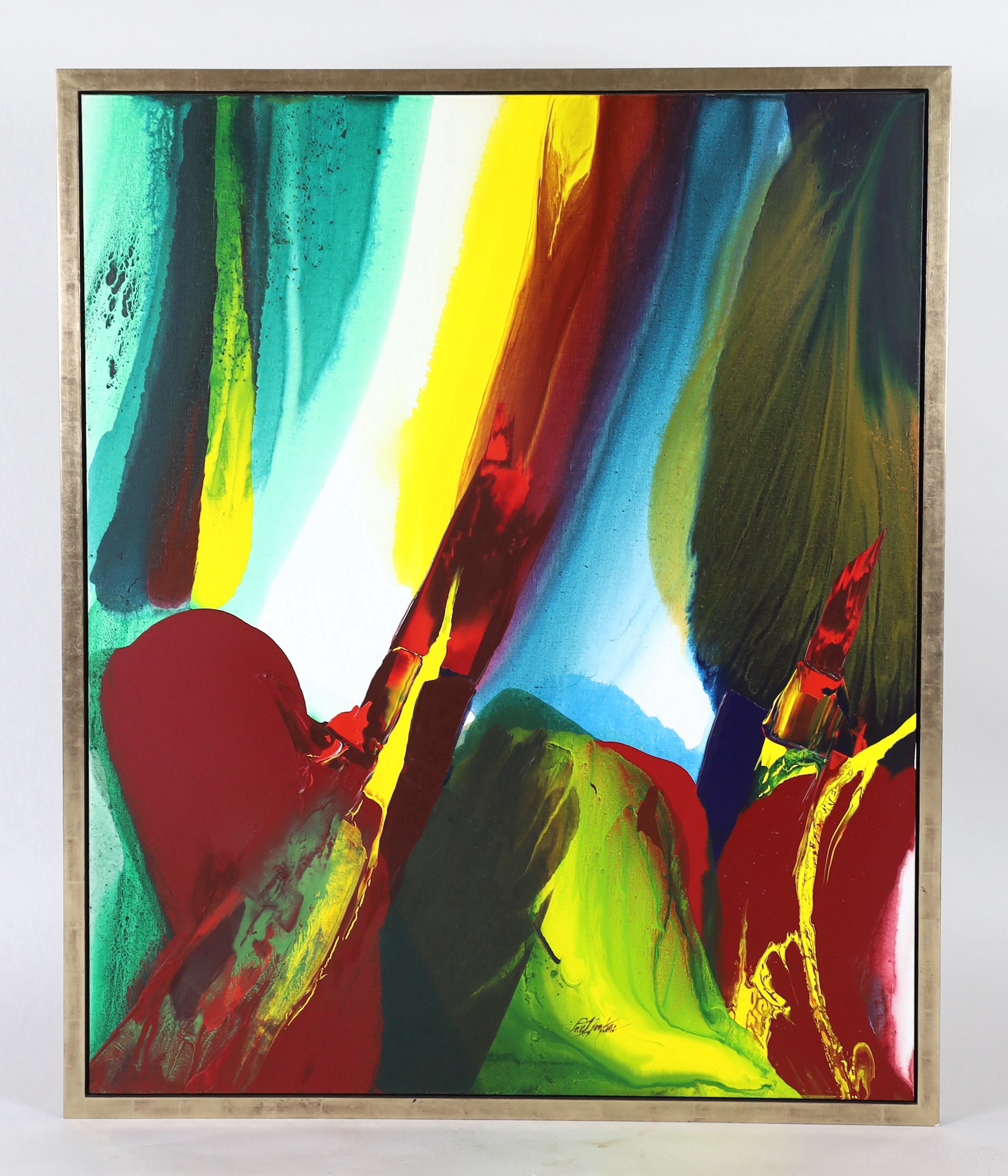 Paul Jenkins (American, 1923-2012), 'Phenomena Solar Way Journey', acrylic on canvas, 163 x 135cm